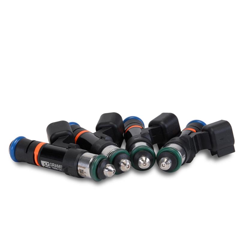 Scion FR S Fuel Injector Set - Grams Performance - 1000cc; 11mm Top Adapter/DENSO Lower Cushion Bottom with DENSO Adapter; Plug And Play With Fuel Rail Spacer - `14-`27